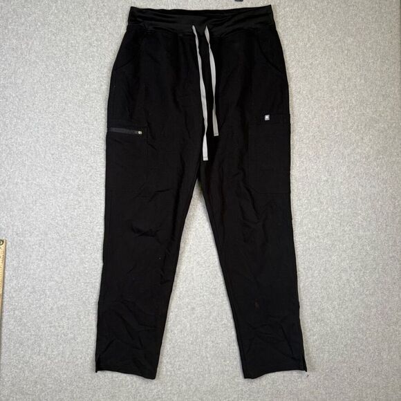 Figs Pants - Figs Technical Collection Women's Large Black Ankle Length Ankle Pants Scrubs